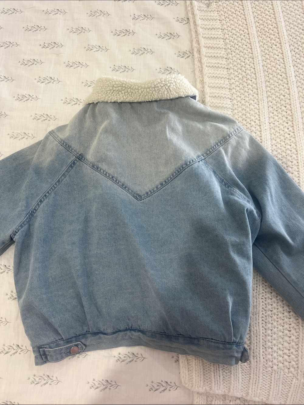 Vintage Denim Sherpa Jacket - Picture 3 of 3